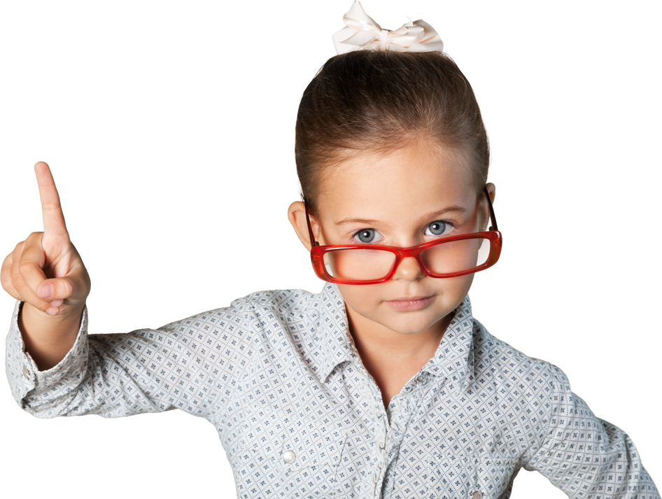 a child pointing